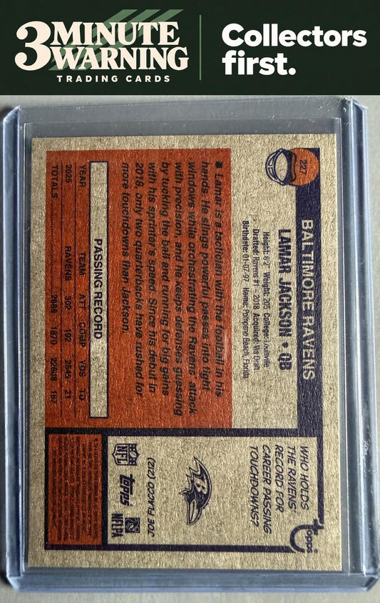 2026 Topps Heritage #227 Lamar Jackson