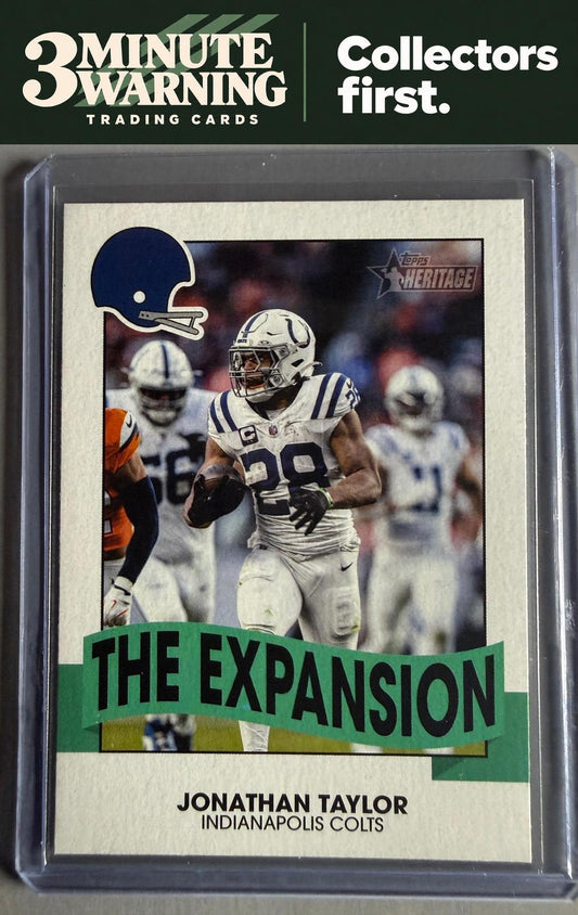 2026 Topps Heritage #TE-6 Jonathan Taylor The Expansion