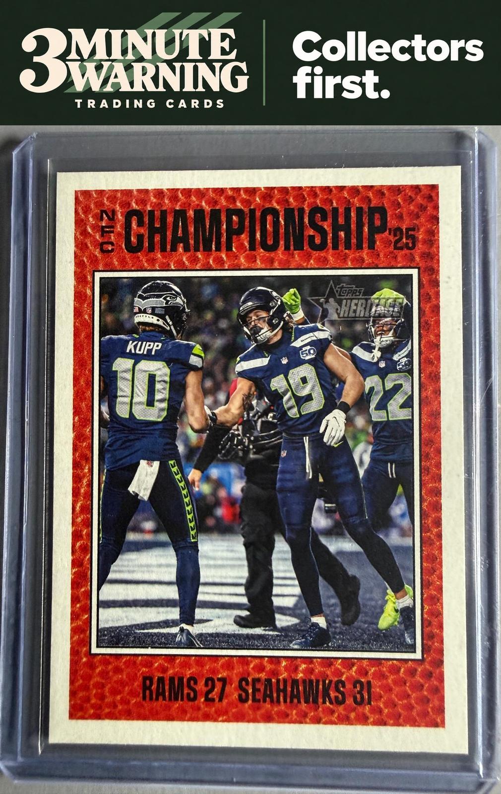 2026 Topps Heritage #332 2025 NFC Championship Game