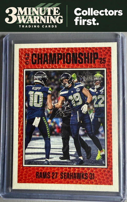 2026 Topps Heritage #332 2025 NFC Championship Game