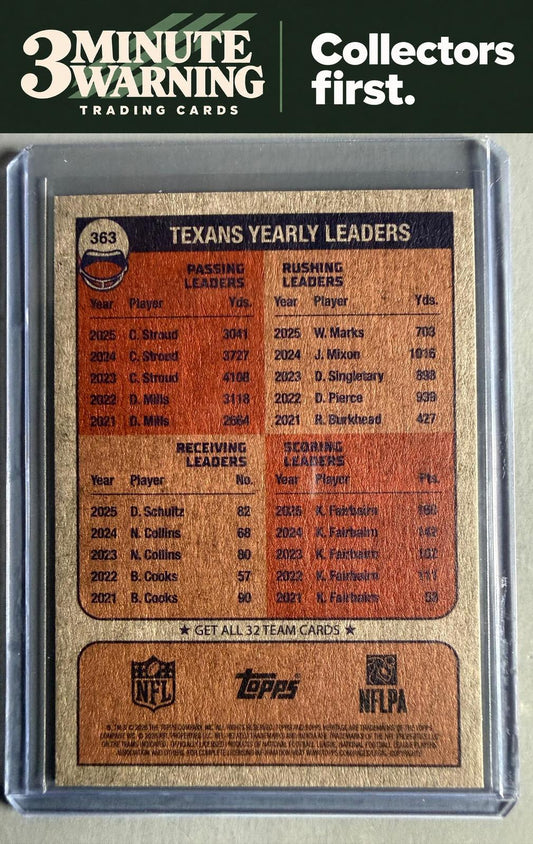 2026 Topps Heritage #363 Houston Texans