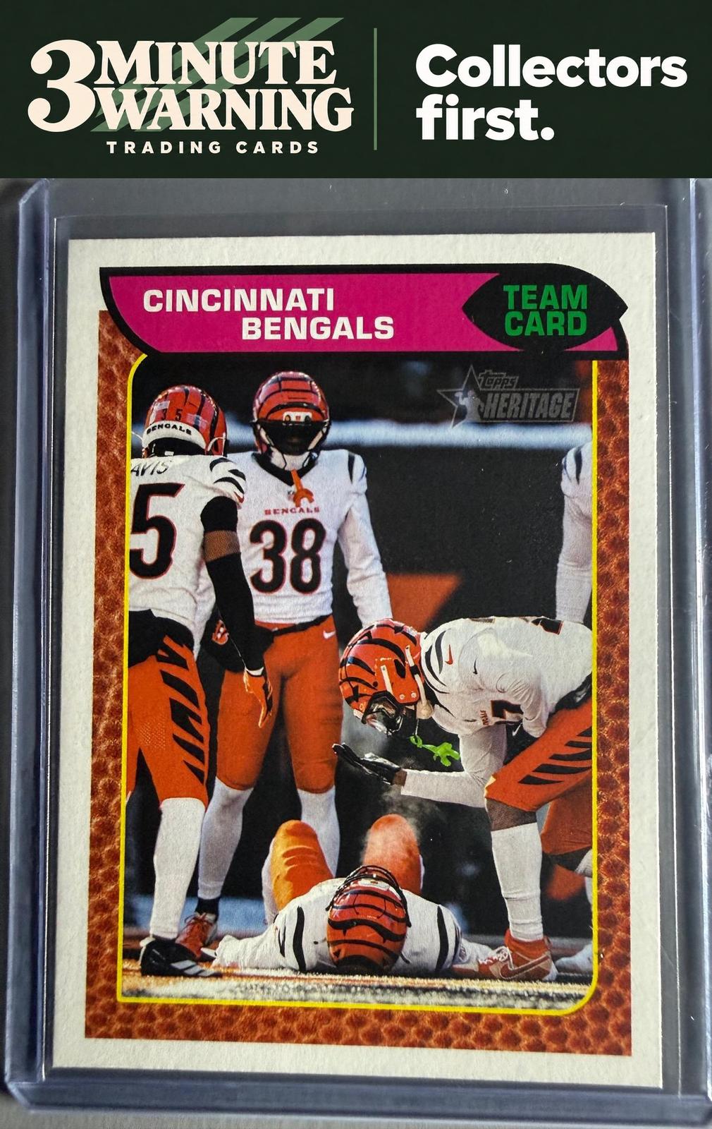 2026 Topps Heritage #357 Cincinnati Bengals