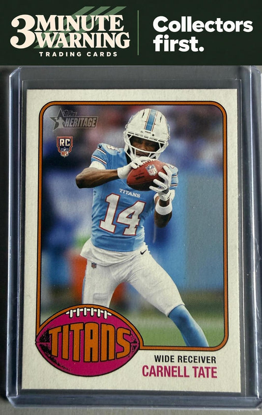 2026 Topps Heritage #305 Carnell Tate