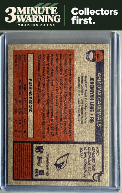 2026 Topps Heritage #133 Jeremiyah Love