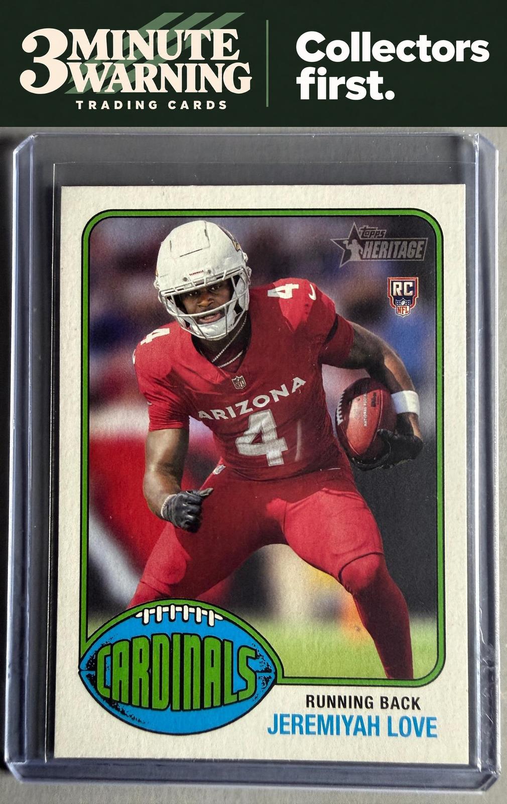 2026 Topps Heritage #133 Jeremiyah Love