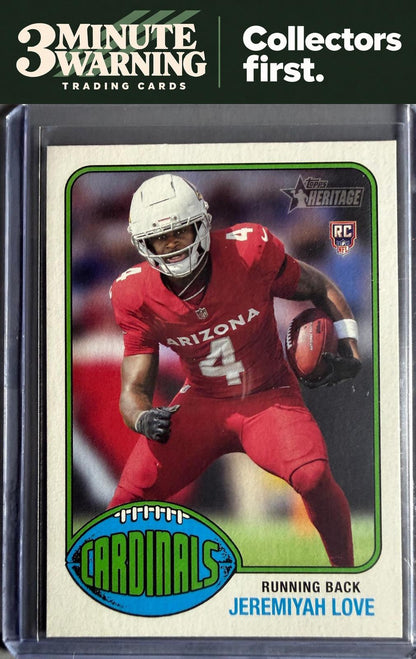 2026 Topps Heritage #133 Jeremiyah Love