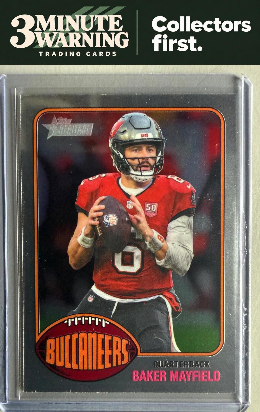 2026 Topps Heritage #214 Baker Mayfield Chrome