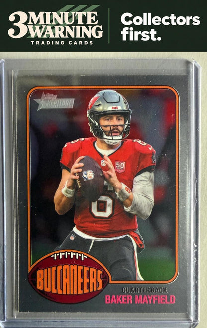 2026 Topps Heritage #214 Baker Mayfield Chrome