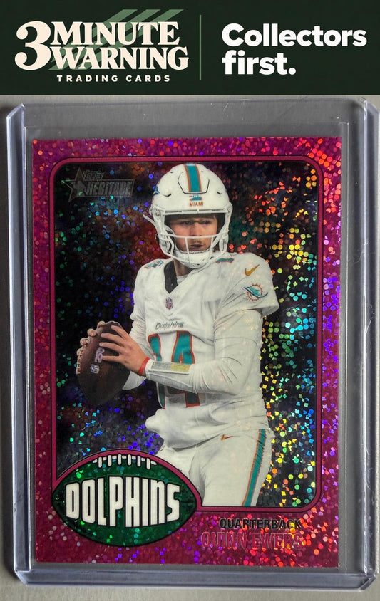 2026 Topps Heritage #67 Quinn Ewers Pink Sparkle