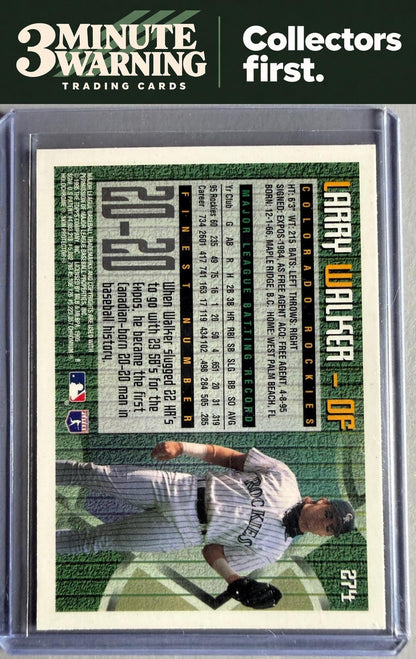 1995 Finest #274 Larry Walker