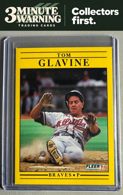 1991 Fleer #689b Tom Glavine