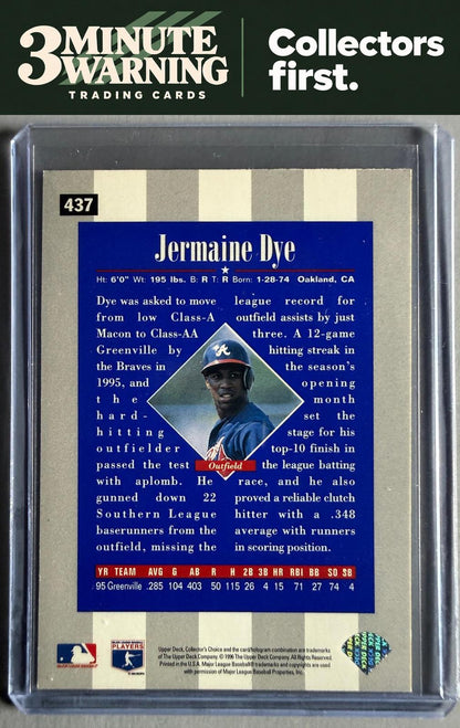 1996 Collector's Choice #437 Jermaine Dye