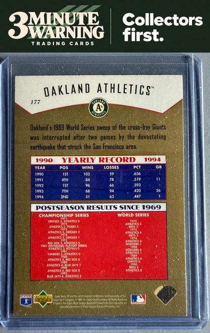 1995 SP Championship #177 Mark McGwire