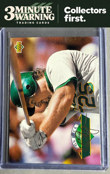 1993 Upper Deck #D18 Mark McGwire On Deck
