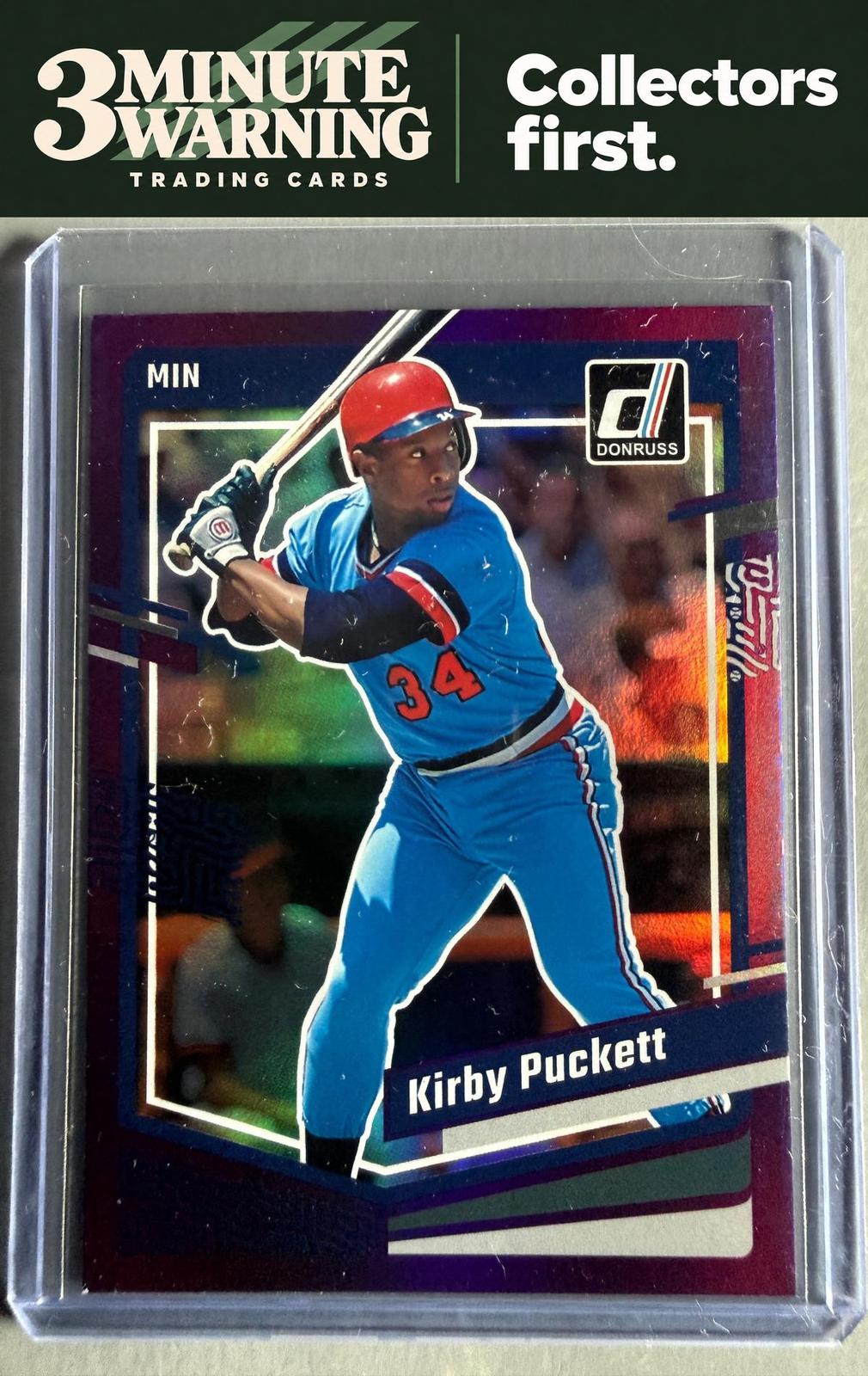 2023 Donruss #202 Kirby Puckett Holo Purple