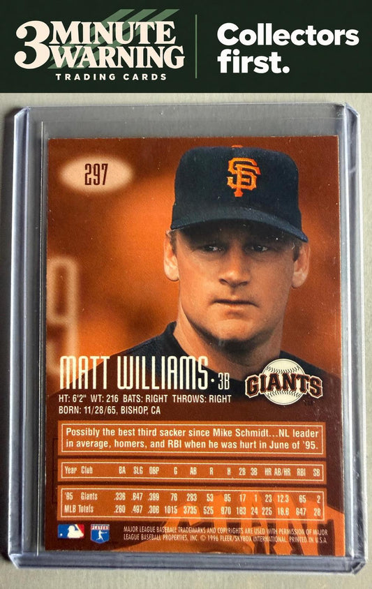 1996 E-Motion XL #297 Matt Williams