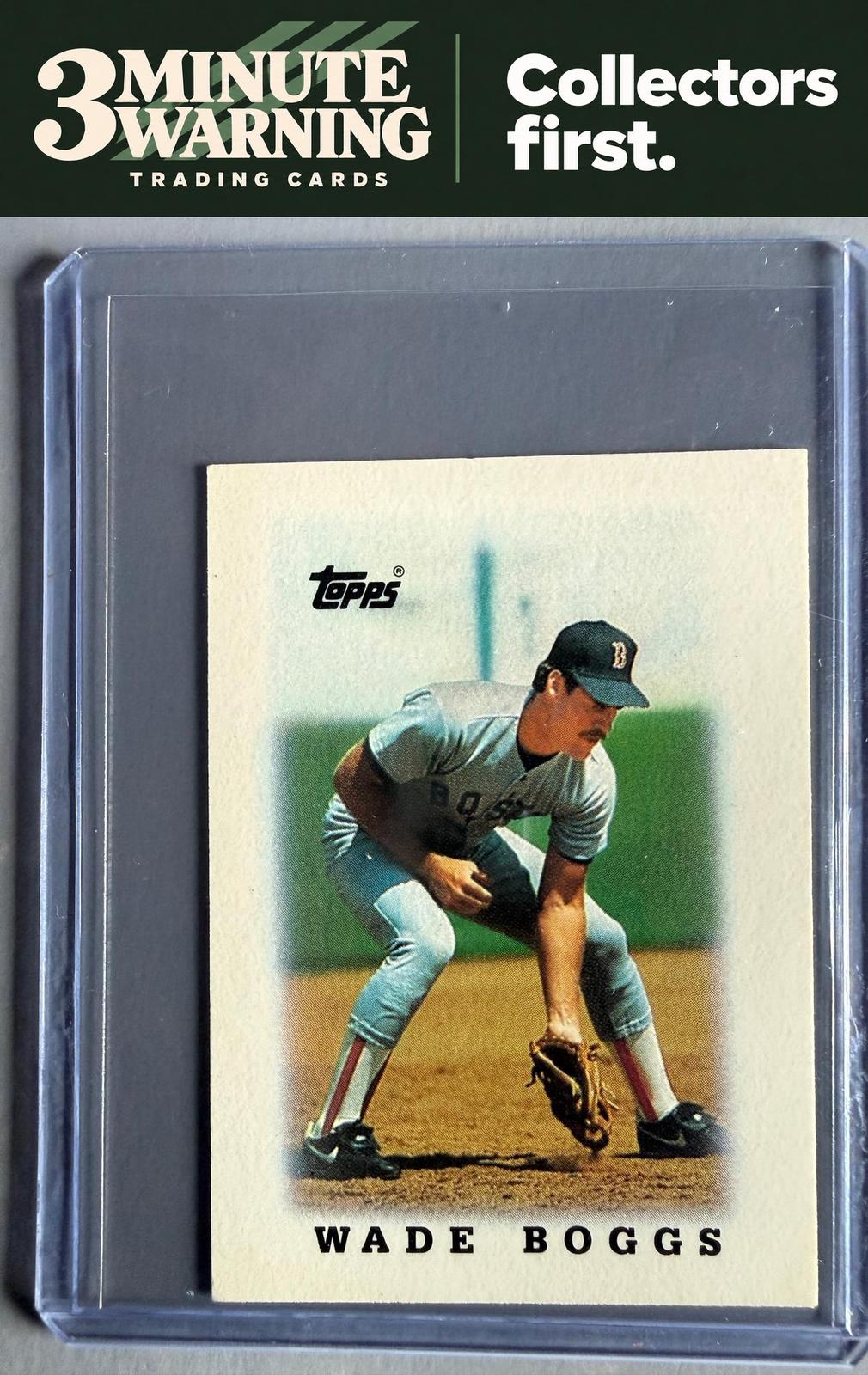 1988 Topps Major League Leaders Minis #1 Wade Boggs