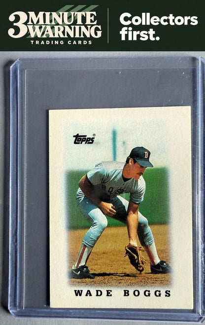 1988 Topps Major League Leaders Minis #1 Wade Boggs