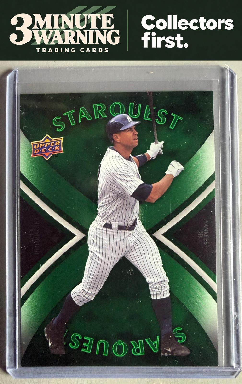 2008 Upper Deck First Edition #SQ-33 Alex Rodriguez StarQuest Green Common
