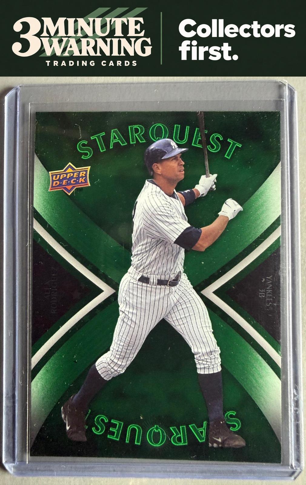 2008 Upper Deck First Edition #SQ-33 Alex Rodriguez StarQuest Green Common