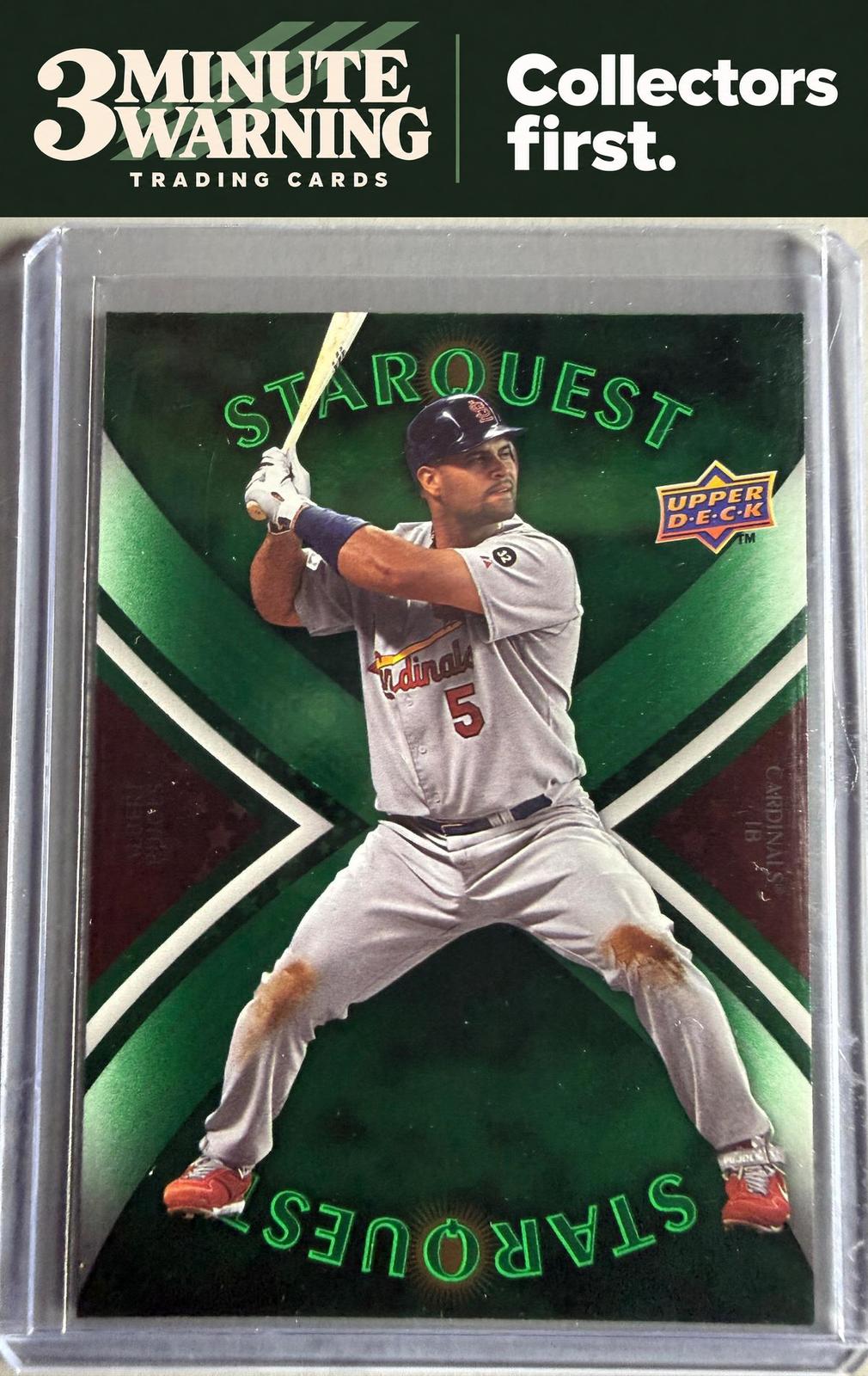 2008 Upper Deck First Edition #SQ-32 Albert Pujols StarQuest Green Common
