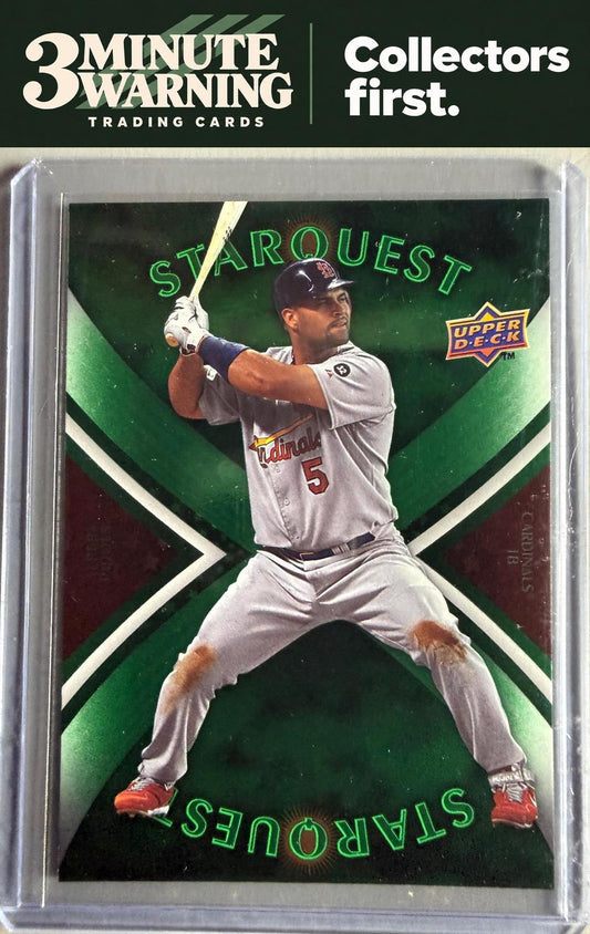 2008 Upper Deck First Edition #SQ-32 Albert Pujols StarQuest Green Common