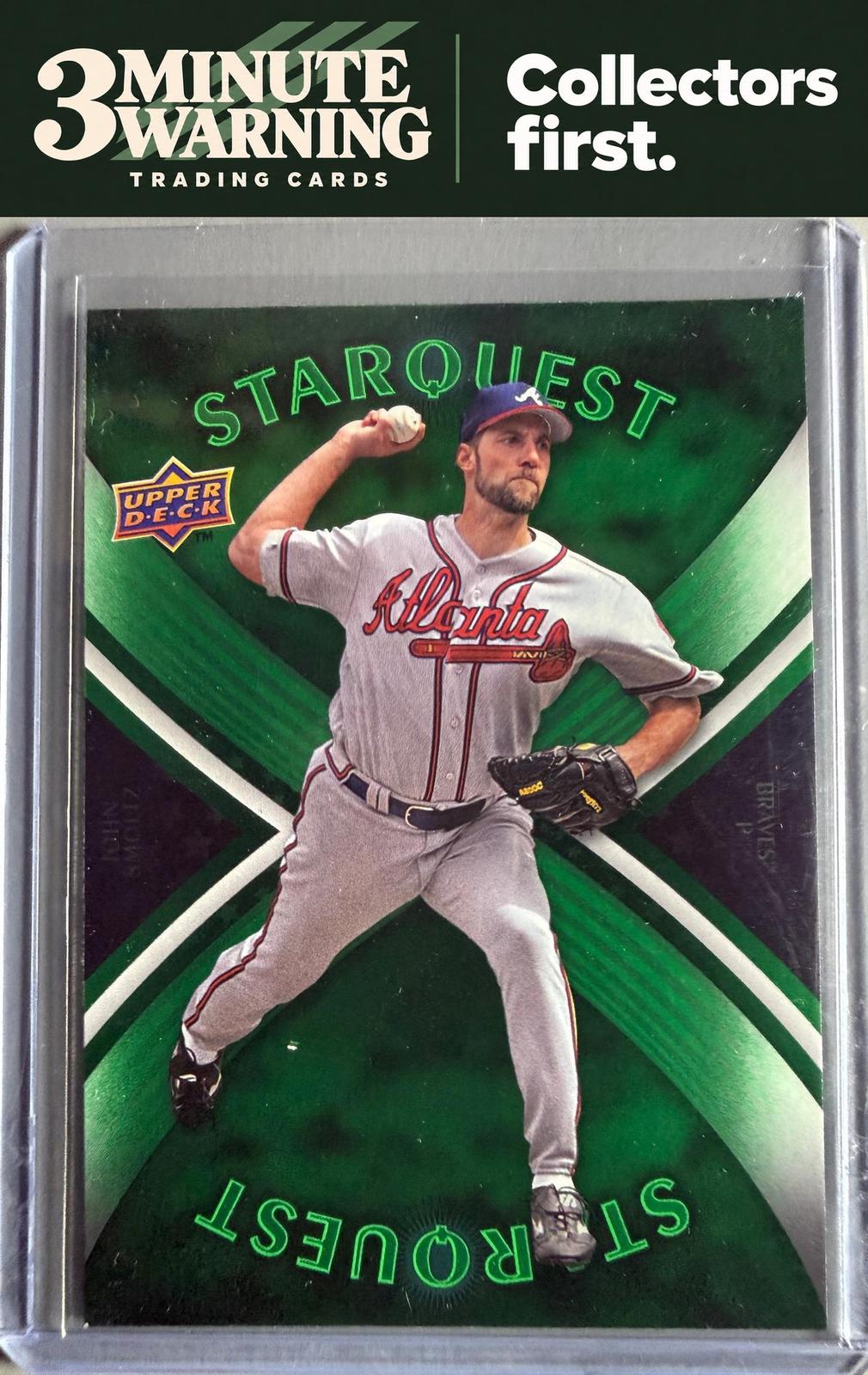 2008 Upper Deck First Edition #SQ-50 John Smoltz StarQuest Green Common