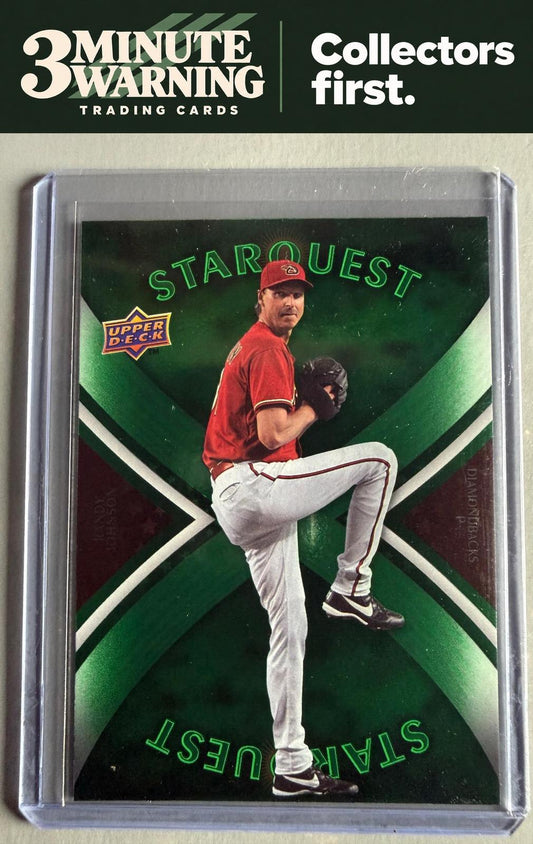 2008 Upper Deck First Edition #SQ-56 Randy Johnson StarQuest Green Common