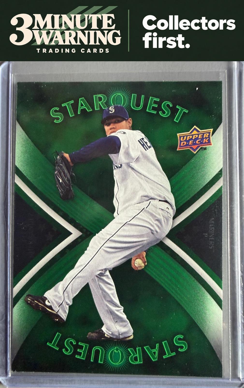 2008 Upper Deck First Edition #SQ-45 Felix Hernandez StarQuest Green Common