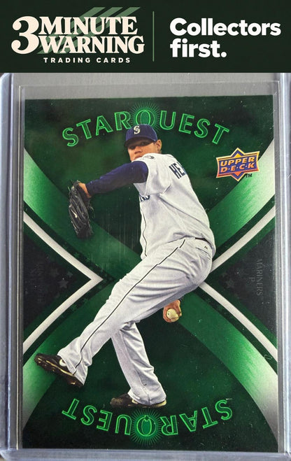2008 Upper Deck First Edition #SQ-45 Felix Hernandez StarQuest Green Common