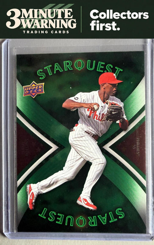 2008 Upper Deck First Edition #SQ-48 Jimmy Rollins StarQuest Green Common