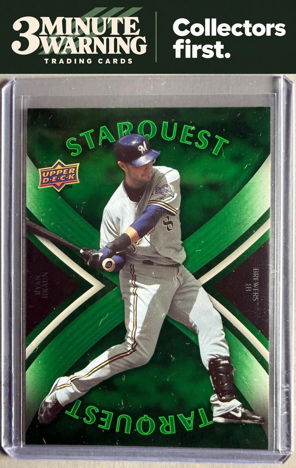 2008 Upper Deck First Edition #SQ-2 Ryan Braun StarQuest Green Common