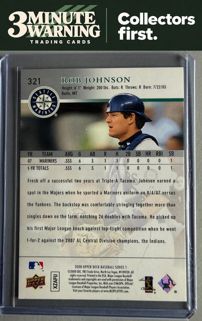 2008 Upper Deck #321 Rob Johnson