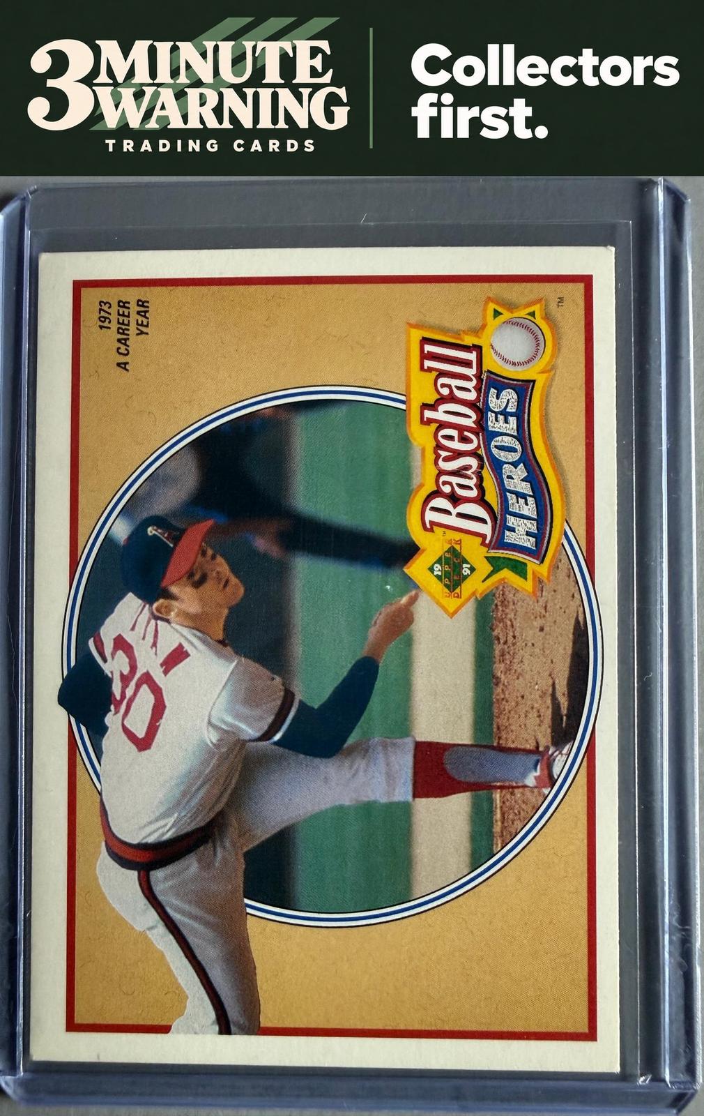 1991 Upper Deck #11 Nolan Ryan Baseball Heroes: Nolan Ryan