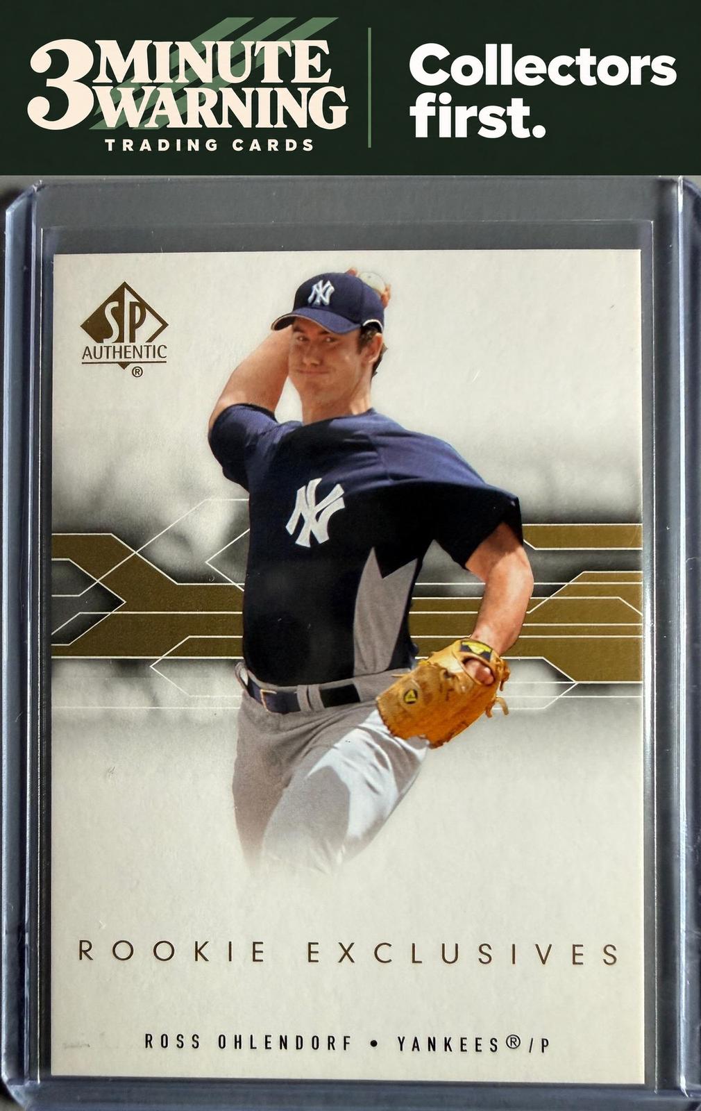 2008 SP Authentic #RE-RO Ross Ohlendorf Rookie Exclusives