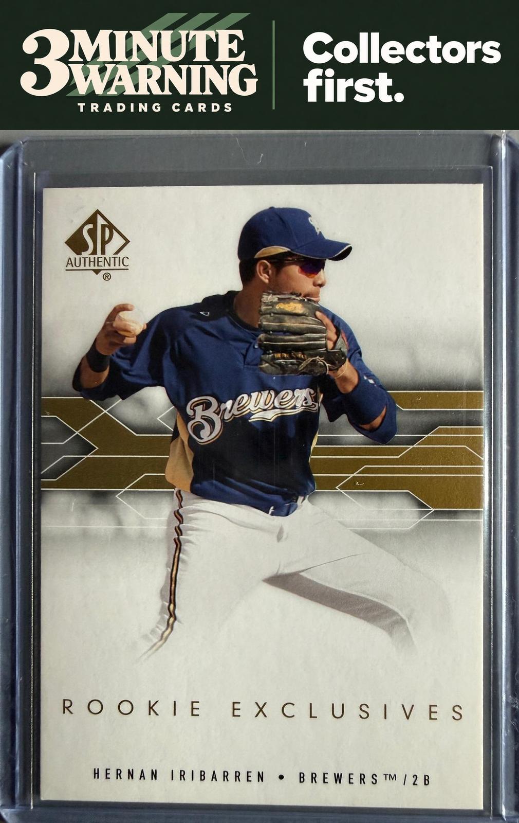 2008 SP Authentic #RE-HI Hernan Iribarren Rookie Exclusives