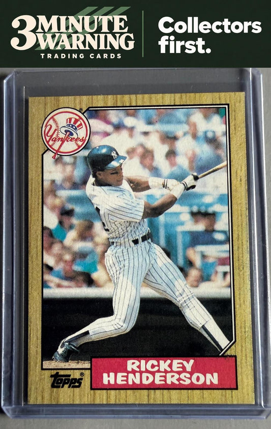 1987 Topps #735 Rickey Henderson