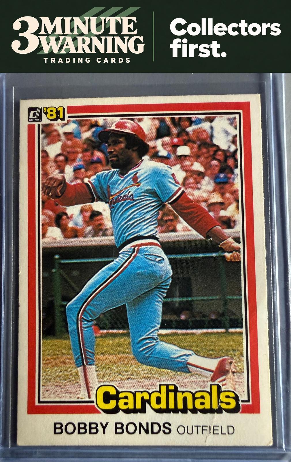 1981 Donruss #71b Bobby Bonds