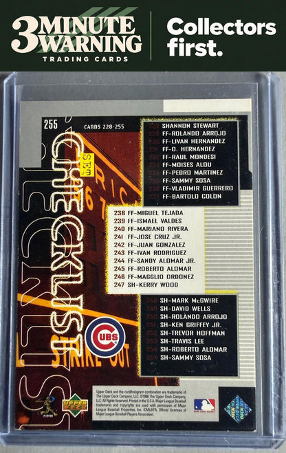 1999 Upper Deck #255 Sammy Sosa