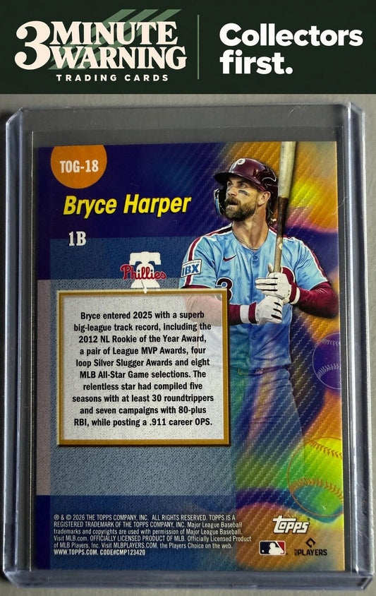 2026 Topps #TOG-18 Bryce Harper Titans of the Game