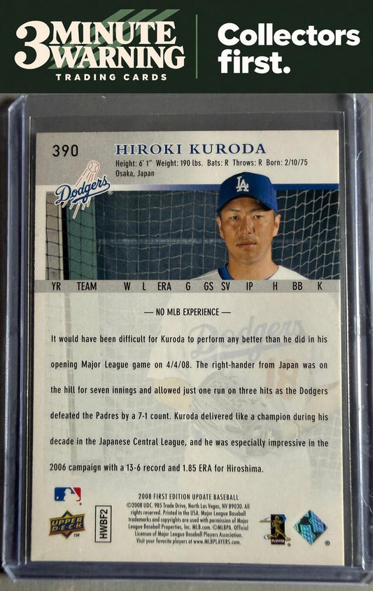 2008 Upper Deck First Edition #390 Hiroki Kuroda