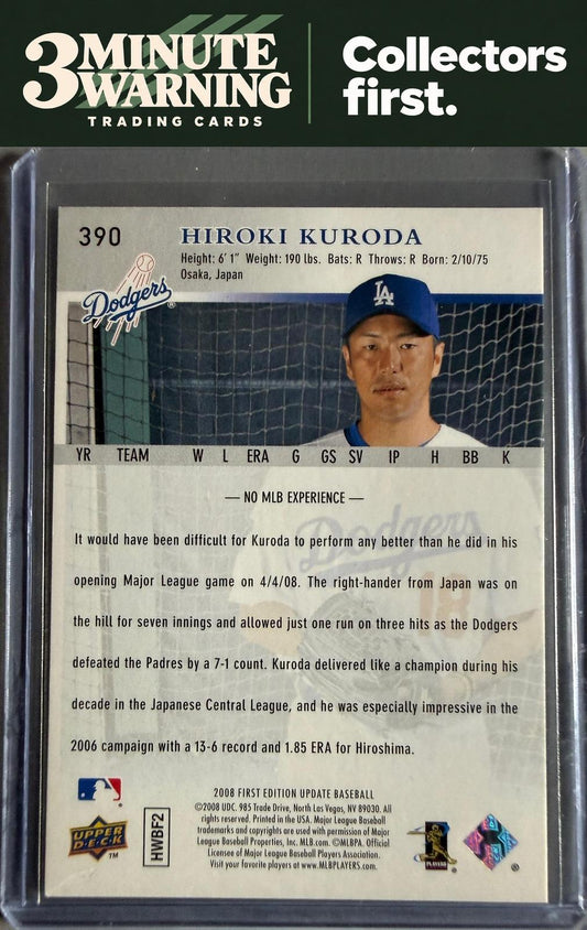 2008 Upper Deck First Edition #390 Hiroki Kuroda