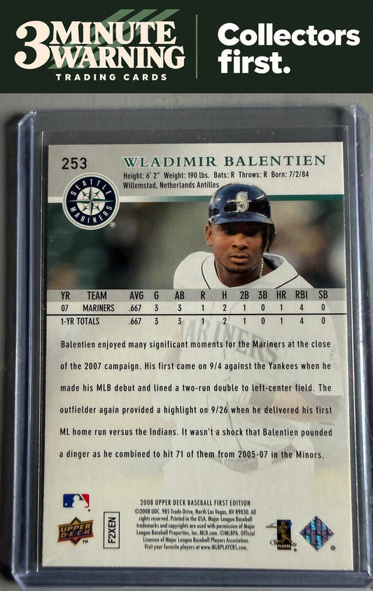 2008 Upper Deck First Edition #253 Wladimir Balentien