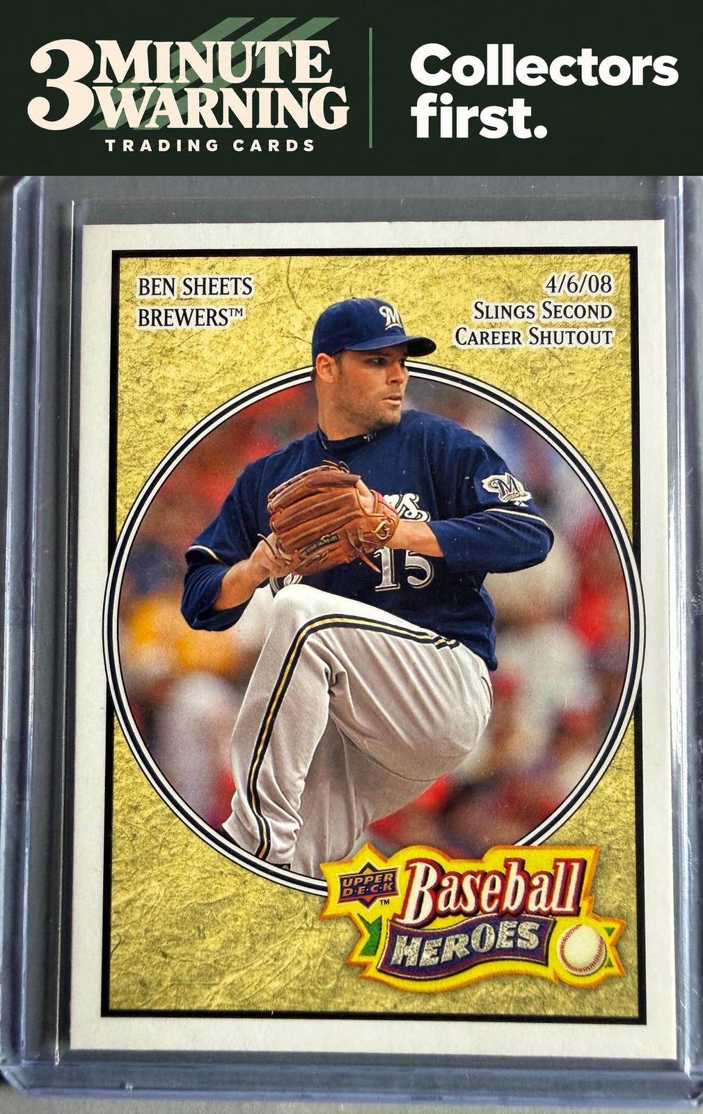 2008 Upper Deck Baseball Heroes #98 Ben Sheets