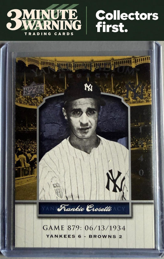 2008 Upper Deck Yankee Stadium Legacy #879 Frankie Crosetti