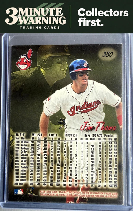 1997 Ultra #380 Jim Thome