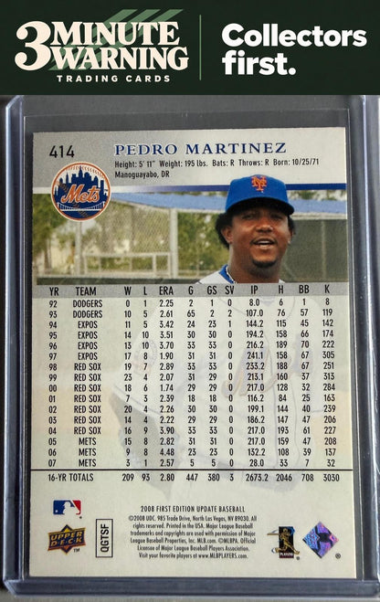 2008 Upper Deck First Edition #414 Pedro Martinez