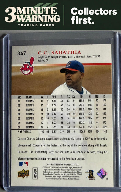 2008 Upper Deck #480 CC Sabathia