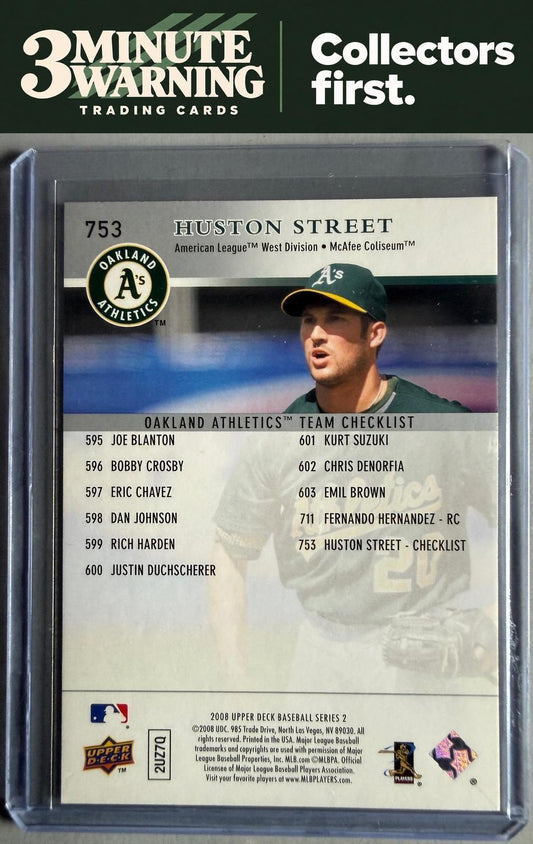 2008 Upper Deck #753 Huston Street