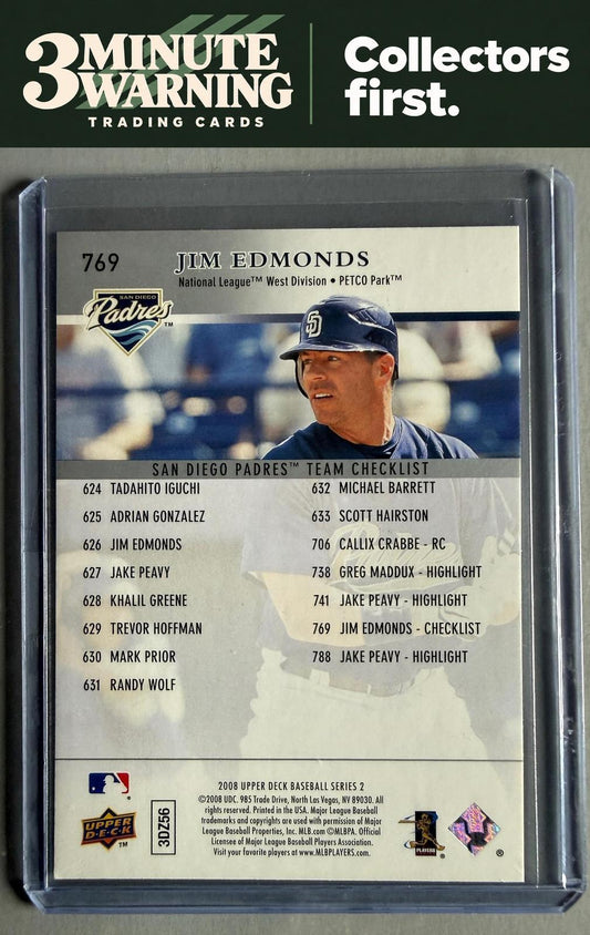 2008 Upper Deck #769 Jim Edmonds